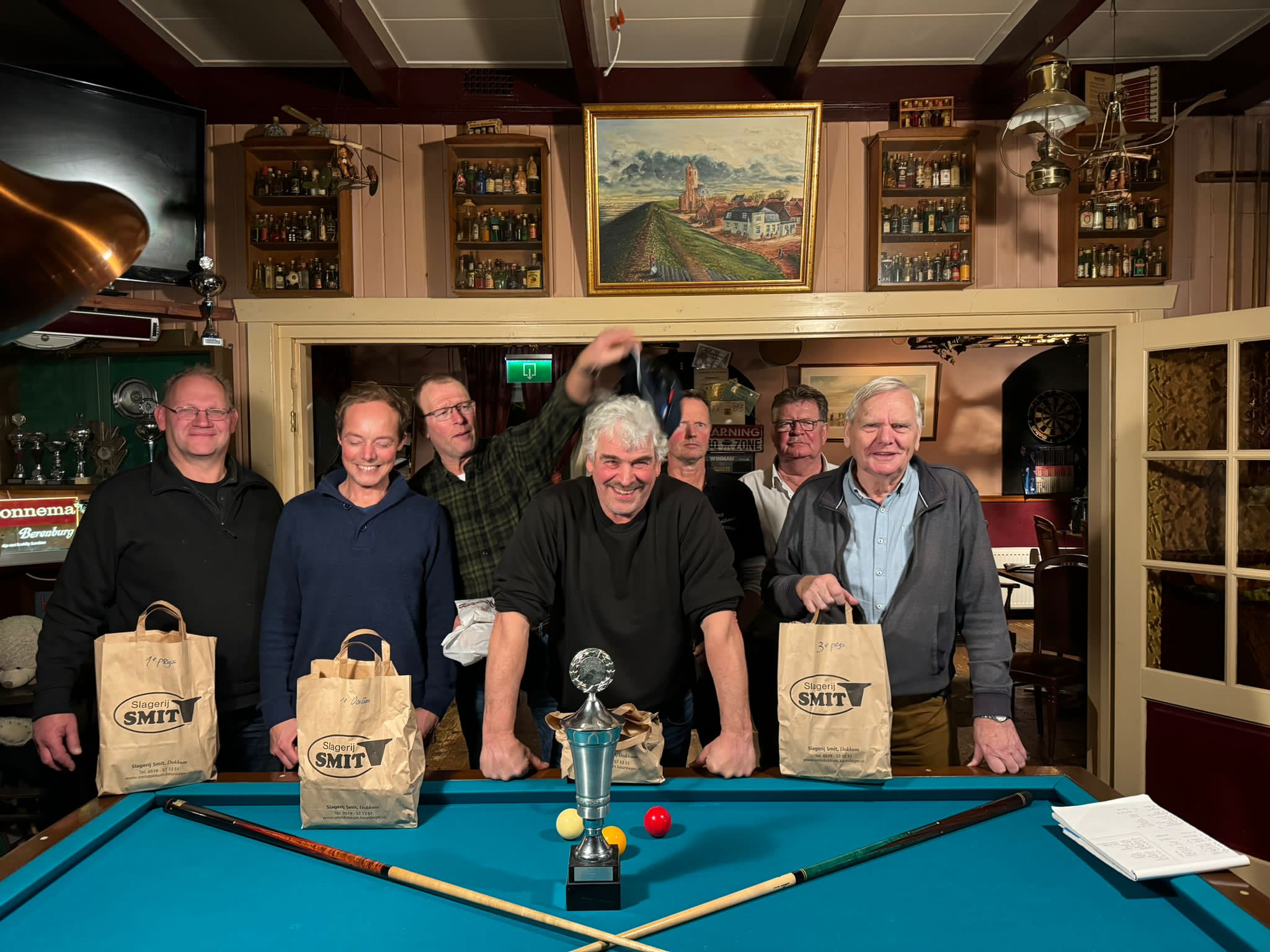 Biljarten: 10 over rood